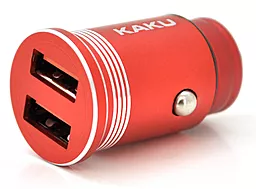 Автомобильное зарядное устройство iKaku 15.5w 2xUSB-A ports car charger red (KSC-175) - фото Автомобильное зарядное устройство iKaku 15.5w 2xUSB-A ports car charger red (KSC-175)