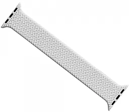 Ремінець Silicone Braided Solo Loop L для Apple Watch 42mm/44mm/45mm/49mm White