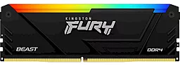 Оперативная память Kingston Fury 16 GB DDR4 3200 MHz Beast RGB (KF432C16BB12A/16) - миниатюра 2