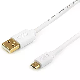 Кабель USB Atcom 1.8M micro USB Cable White (16122)
