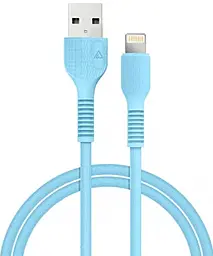 Кабель ACCLAB AL-CBCOLOR-L1BL USB-A - Lightning 12w 2.4a 1.2м cable Blue - фото Кабель ACCLAB AL-CBCOLOR-L1BL USB-A - Lightning 12w 2.4a 1.2м cable Blue
