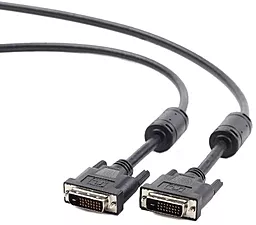 Видеокабель Cablexpert DVI to DVI, Dual Link 3м (CC-DVI2-BK-6)