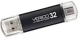 Флешка Verico USB 2.0 32Gb Hybrid CLASSIC (1UDOV-MIBK33-NN) Black - фото Флешка Verico USB 2.0 32Gb Hybrid CLASSIC (1UDOV-MIBK33-NN) Black