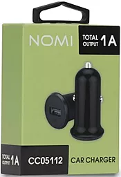Автомобільний зарядний пристрій Nomi 1USB Black (CC05112) - мініатюра 3
