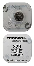 Батарейки Renata R329 1шт. - фото Батарейки Renata R329 1шт.