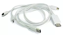 Видео переходник (адаптер) MHL to HDMI Media adapter kit (KBU1616) White ExtraDigital - фото Видео переходник (адаптер) MHL to HDMI Media adapter kit (KBU1616) White ExtraDigital