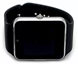 Смарт-годинник UWatch Smart GT08 Silver with Black strap - мініатюра 2