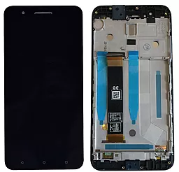 Дисплей HTC One X10 (2PXH3) с тачскрином и рамкой, Black - фото Дисплей HTC One X10 (2PXH3) с тачскрином и рамкой, Black