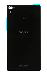 Задняя крышка корпуса Sony Xperia Z3+ Dual E6533 / E6553 со стеклом камеры Black - фото Задняя крышка корпуса Sony Xperia Z3+ Dual E6533 / E6553 со стеклом камеры Black