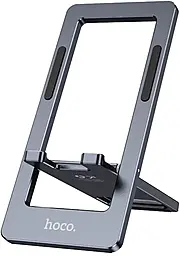 Настільна підставка Hoco HD11 Volar metal folding Metal Grey - фото Настільна підставка Hoco HD11 Volar metal folding Metal Grey