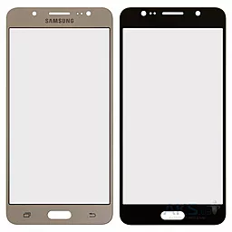 Корпусное стекло дисплея Samsung Galaxy J5 J510F, J510FN, J510G, J510M, J510Y 2016 (с OCA пленкой) Gold - фото Корпусное стекло дисплея Samsung Galaxy J5 J510F, J510FN, J510G, J510M, J510Y 2016 (с OCA пленкой) Gold