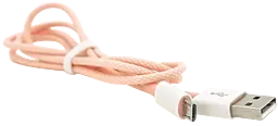 Кабель iKaku KSC-723 USB-A - micro USB 12w 2.4a 21 Cable Pink - фото Кабель iKaku KSC-723 USB-A - micro USB 12w 2.4a 21 Cable Pink