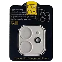 Защитное стекло Epik Full Block на камеру для Apple iPhone 11 Прозрачный