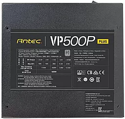 Блок питания Antec 500W Value Power VP500P Plus (0-761345-11651-0) - миниатюра 5