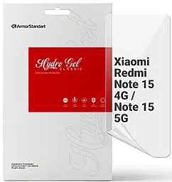Гидрогелевая пленка ArmorStandart для Xiaomi Redmi Note 15 4G, Note 15 5G (ARM89618)
