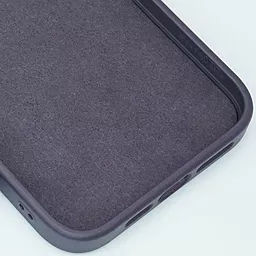 Чехол Epik Bonbon Leather Metal Style with MagSafe для Apple iPhone 15 Plus Dark Purple - миниатюра 3