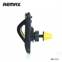 Тримач Remax RM-C13 Black/Yellow - мініатюра 5 Тримач Remax RM-C13 Black/Yellow - мініатюра 5