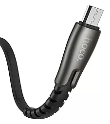 USB Кабель Hoco U58 Core micro USB Cable Black - мініатюра 2