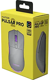 Компьютерная мышка HATOR Pulsar 2 Pro USB Titanium (HTM-526) - миниатюра 6 Компьютерная мышка HATOR Pulsar 2 Pro USB Titanium (HTM-526) - миниатюра 6