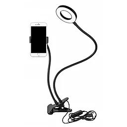 Кільцева лампа AC Prof LED RING із тримачем для телефону на прищіпці