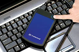 Внешний жесткий диск Transcend StoreJet USB 3.1 4TB (TS4TSJ25H3B) Blue - миниатюра 4
