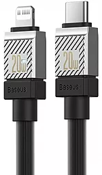 Кабель Baseus CoolPlay Series USB Type-C - Lightning 20w 3a 2м PD сable Black (CAKW000101) - фото Кабель Baseus CoolPlay Series USB Type-C - Lightning 20w 3a 2м PD сable Black (CAKW000101)