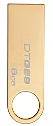 Флешка Kingston 8Gb DataTraveler GE9  (DTGE9/8GB) Gold - миниатюра 3