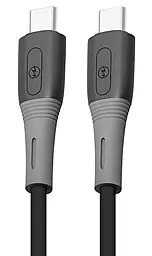 Кабель Ridea RC-SI35 SiliconePro USB Type-C - Type-C 60w 3a 1м PD cable Black - фото Кабель Ridea RC-SI35 SiliconePro USB Type-C - Type-C 60w 3a 1м PD cable Black