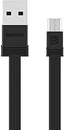 Кабель Remax Tengy Tengy USB-A - micro USB 12w 2.4a 1m + 0.16м cable Black (RC-062M) - фото Кабель Remax Tengy Tengy USB-A - micro USB 12w 2.4a 1m + 0.16м cable Black (RC-062M)