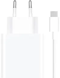 Сетевое зарядное устройство Xiaomi USB-A + USB-C/USB-A 33w cable White (BHR6039EU) - фото Сетевое зарядное устройство Xiaomi USB-A + USB-C/USB-A 33w cable White (BHR6039EU)
