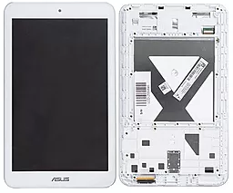 Дисплей для планшета Asus MeMO Pad HD 8 ME180A K00L + Touchscreen with frame White - фото Дисплей для планшета Asus MeMO Pad HD 8 ME180A K00L + Touchscreen with frame White