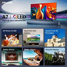 Телевізор Hisense 65A7NQ - мініатюра 2 Телевізор Hisense 65A7NQ - мініатюра 2