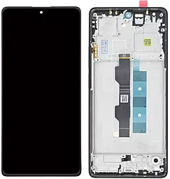 Дисплей Poco M6 Pro 4G с тачскрином и рамкой, оригинал, Black - фото Дисплей Poco M6 Pro 4G с тачскрином и рамкой, оригинал, Black