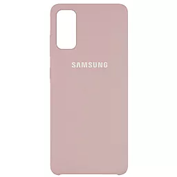 Чохол Epik Silicone Cover (AAA) Samsung G980 Galaxy S20 Pink Sand