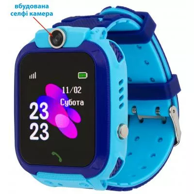 Смарт-часы AmiGo GO002 iP67 Blue - фото 8