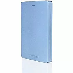 Зовнішній жорсткий диск Toshiba 500Gb Canvio Alu  (HDTH305EL3AA) 2.5" USB 3.0 Metallic Blue - мініатюра 2