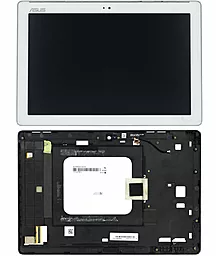Дисплей для планшету Asus ZenPad 10 Z301ML (#NV101WUM-N52, YJ-FPST101SM0836AKF-06X) + Touchscreen with frame White - фото Дисплей для планшету Asus ZenPad 10 Z301ML (#NV101WUM-N52, YJ-FPST101SM0836AKF-06X) + Touchscreen with frame White