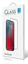 Защитное стекло ACCLAB Full Glue для Realme 8 Черное (1283126523205)