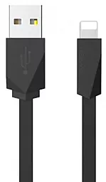 Кабель USB Usams Rhombic Flash Lightning Cable Black (US-SJ083)