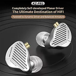 Навушники KZ PR1 HiFi Silver - мініатюра 2