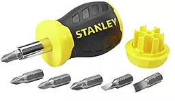 Отвёртка с набором бит Stanley Multibit Stubby