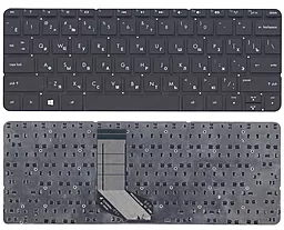 Клавіатура для ноутбуку HP Envy X2 без рамки чорна