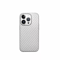 Чехол K-DOO Mag Noble Collection для iPhone 14 Pro Carbon Silver (00-00024298)