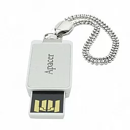 Флешка Apacer 32GB AH129 Silver RP USB2.0 (AP32GAH129S-1)