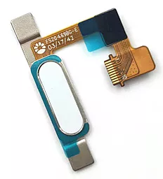 Шлейф Huawei MediaPad M3 Lite (CPN-L09) со сканером отпечатка пальца White
