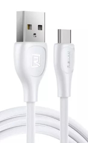 Кабель Remax RC-160a Lesu Pro USB-A - Type-C 10.5w 1м cable White - фото 2