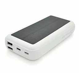 Повербанк Voltronic Solar Konfulon Q20T 20000mAh White - фото Повербанк Voltronic Solar Konfulon Q20T 20000mAh White