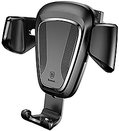 Держатель Baseus Gravity Car Vent Mount Black (SUYL-01) - фото Держатель Baseus Gravity Car Vent Mount Black (SUYL-01)