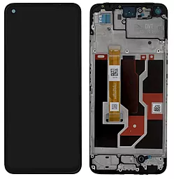 Дисплей Realme 9i 4G с тачскрином и рамкой, оригинал, Black - фото Дисплей Realme 9i 4G с тачскрином и рамкой, оригинал, Black