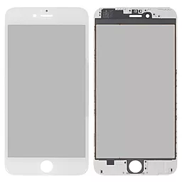 Корпусне скло дисплея Apple iPhone 6 Plus (з OCA плівкою і поляризаційною плівкою) with frame White